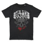 Metal Tattoo Mayhem Skull and Roses T-Shirt L