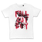 Fall out Boy Mohawk Skull T-Shirt S Weiß