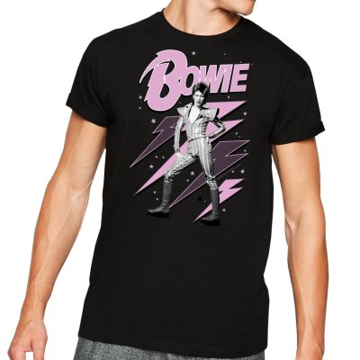 David Bowie Pink Bolts T-Shirt