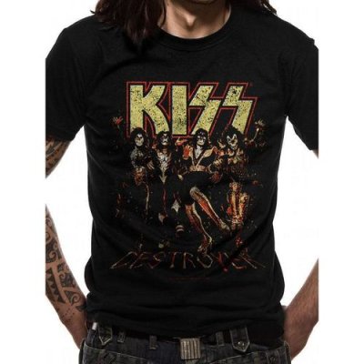 Kiss Skull Line Up T-Shirt