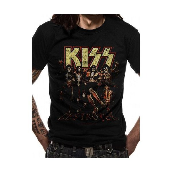 Kiss Skull Line Up T-Shirt XL