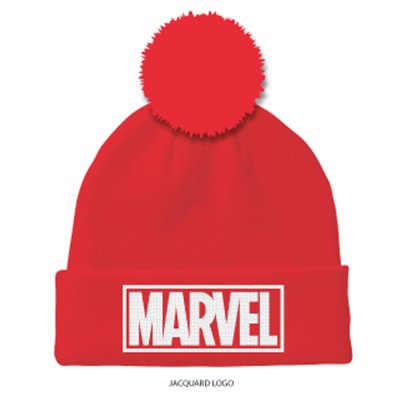 Marvel - Logo Rot Beanie Mütze