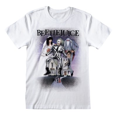 Beetlejuice Poster White  T-Shirt Weiss