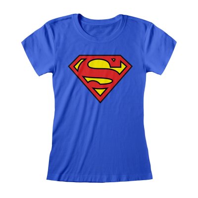 DC Superman Top Logo Blau