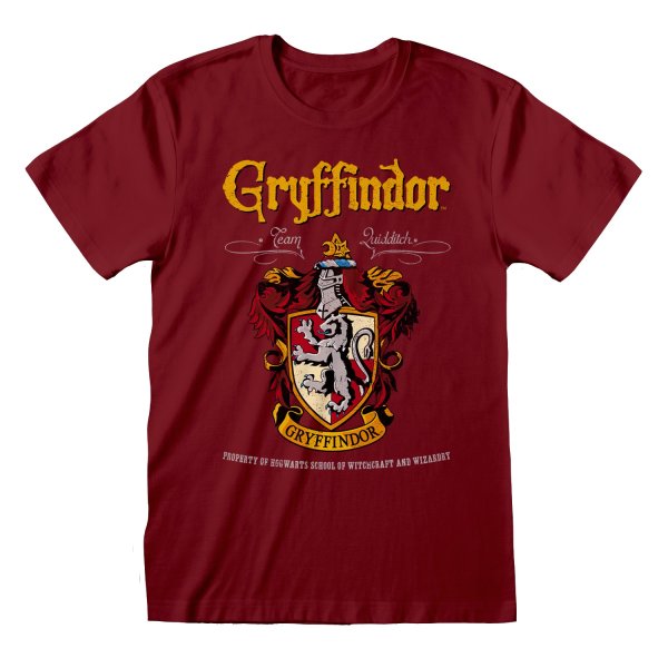 Harry Potter T-Shirt L Gryffindor Red Crest