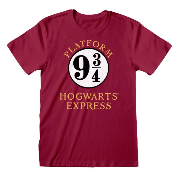 Harry Potter T-Shirt S Hogwarts Express Rot