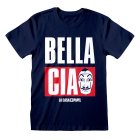 La Casa De Papel T-Shirt S Jumbo Bella Ciao Navy