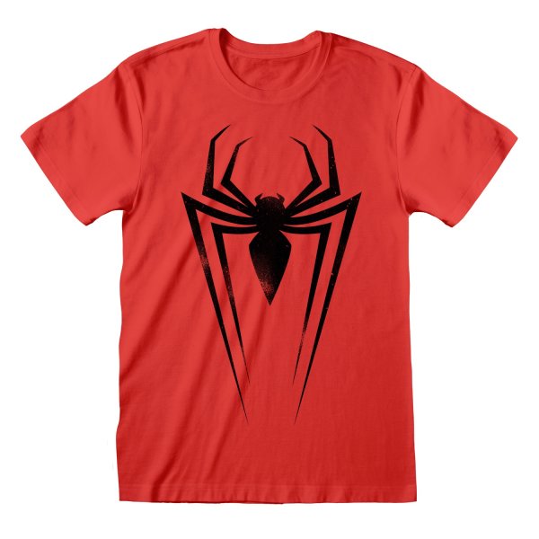 Spider-Man T-Shirt XXL Black Spider Symbol