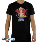 One Piece Luffy New World T-Shirt Schwarz