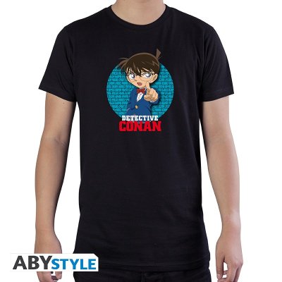 Detective Conan  T-Shirt L Schwarz