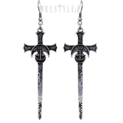 Restyle Ohrringe Silver gothic swords