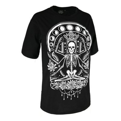 Restyle T-Shirt Chill Skeleton