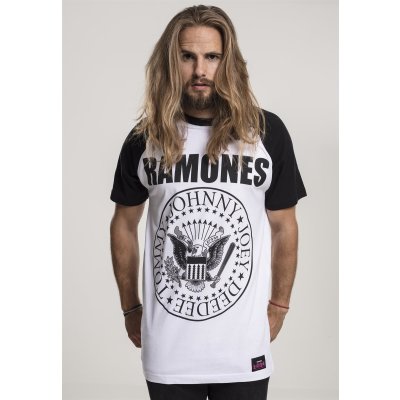 Ramones Circle Raglan T-Shirt Weiß