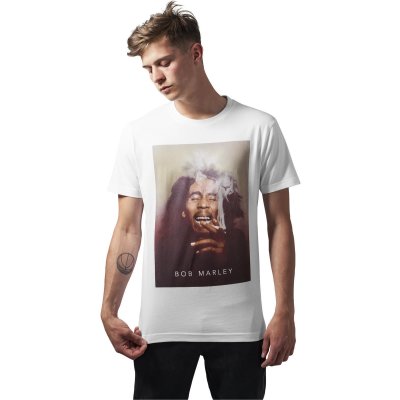 Bob Marley Smoke T-Shirt Weiß