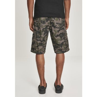 Belted Camo Cargo Shorts Ripstop Woodland