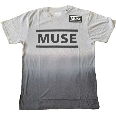 Muse T-Shirt Logo Dip-Dye Weiss