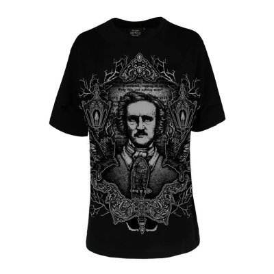 Restyle T-Shirt Edgar Poe Oversized