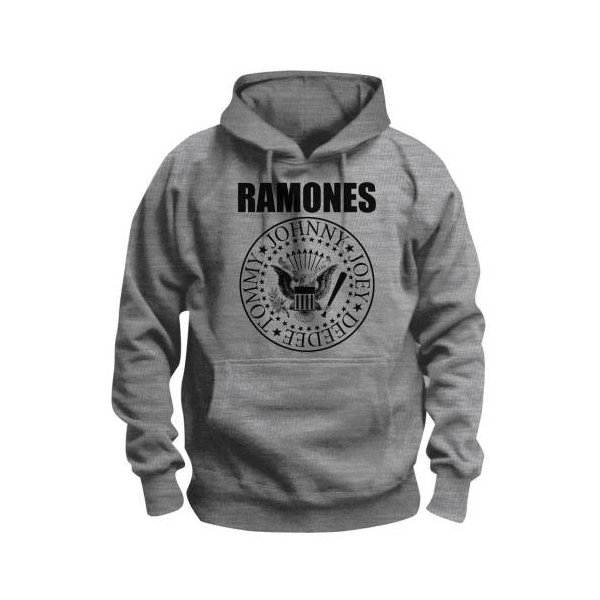 Ramones Hoodie Presidential Seal Grau