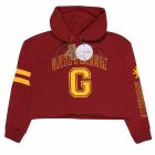 Harry Potter Cropped Hoodie College Style Gryffindor Damen