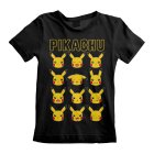 Pokemon Kindershirt Pikachu Faces
