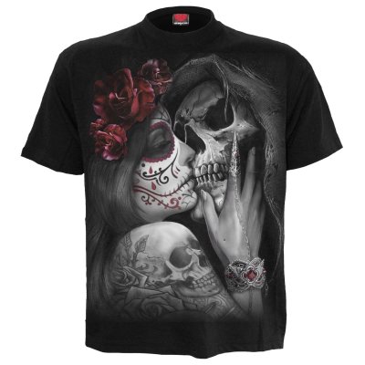 Spiral Dead Kiss T-Shirt Schwarz