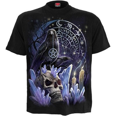 Spiral Witchcraft T-Shirt Schwarz