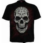 Spiral Gothic Runes T-Shirt Schwarz Glow in the Dark