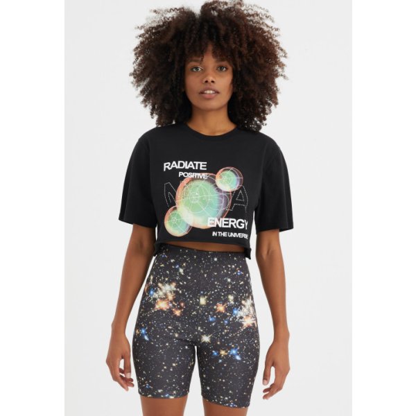 OnePointFive: NASA - Solar Energy (Oversized Cropped T-Shirt)
