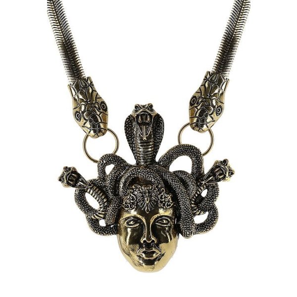 Halskette Medusa Gold