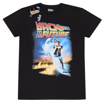 Back To The Future T-Shirt  Schwarz Unisex Poster