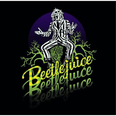 Beetlejuice T-Shirt  Schwarz Unisex Triple B