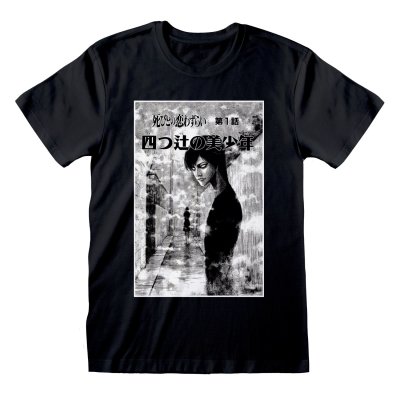 Junji Ito T-Shirt  Schwarz Unisex Black And White