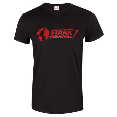 Marvel Comics T-Shirt  Schwarz Unisex Stark Industries