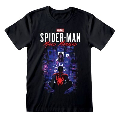 Spider-Man Miles Morales Video Game T-Shirt  Schwarz...