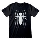 Marvel Comics Spider-man T-Shirt  Schwarz Unisex Classic Logo