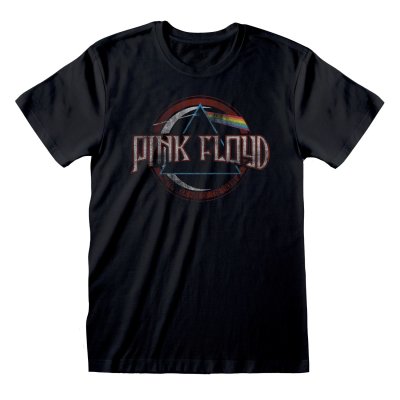 Pink Floyd T-Shirt  Schwarz Unisex Dark Side Circle