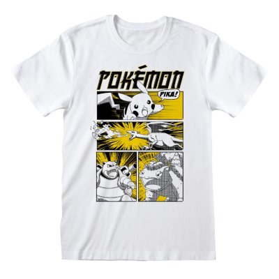 Pokemon T-Shirt  Weiß Unisex Anime Style Cover