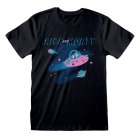 Rick and Morty T-Shirt  Schwarz Unisex In Space