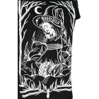 Schulterfreies schwarzes T-Shirt Burn The Witch Cold Shoulder