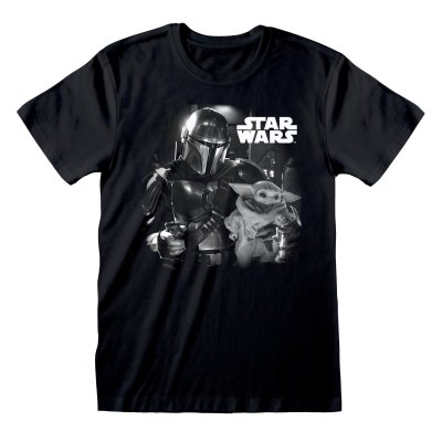 Star Wars : Mandalorian, The T-Shirt  Schwarz Unisex BW...