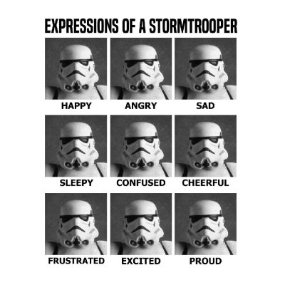 Star Wars T-Shirt  Weiß Unisex Expressions Of...