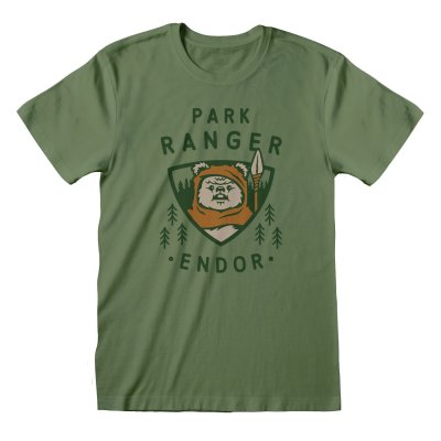 Star Wars T-Shirt  Grün Unisex Endor Park Ranger