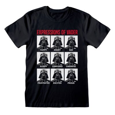 Star Wars T-Shirt  Schwarz Unisex Expressions Of Vader
