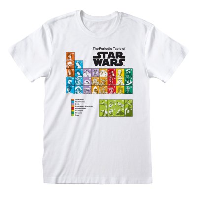 Star Wars T-Shirt  Weiß Unisex Periodic Table