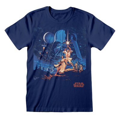 Star Wars T-Shirt  Navy Unisex  Hope Vintage Characters