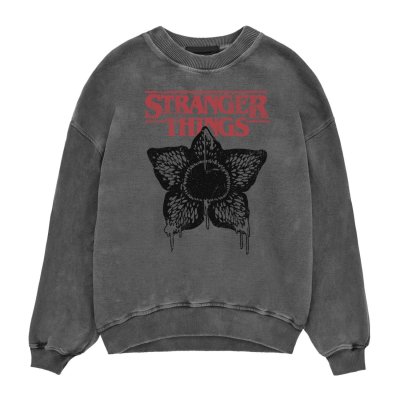 Stranger Things Sweatshirt  Charcoal Unisex Horror...