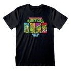 Teenage Mutant Ninja Turtles T-Shirt  Schwarz Unisex Select Your Turtle
