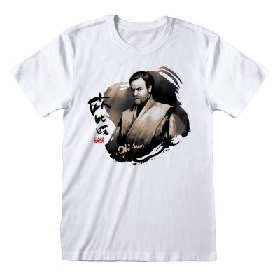 Star Wars T-Shirt  Weiß Unisex Obi-Wan Painted