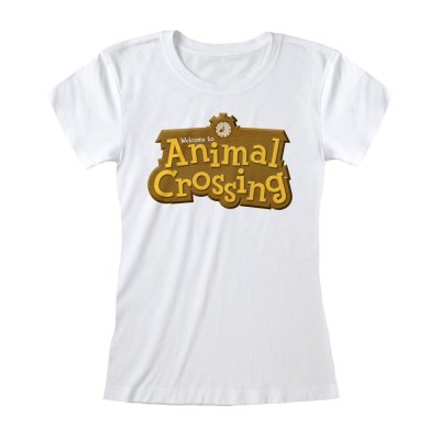 Nintendo Animal Crossing Frauenshirt  Weiß 3D Logo